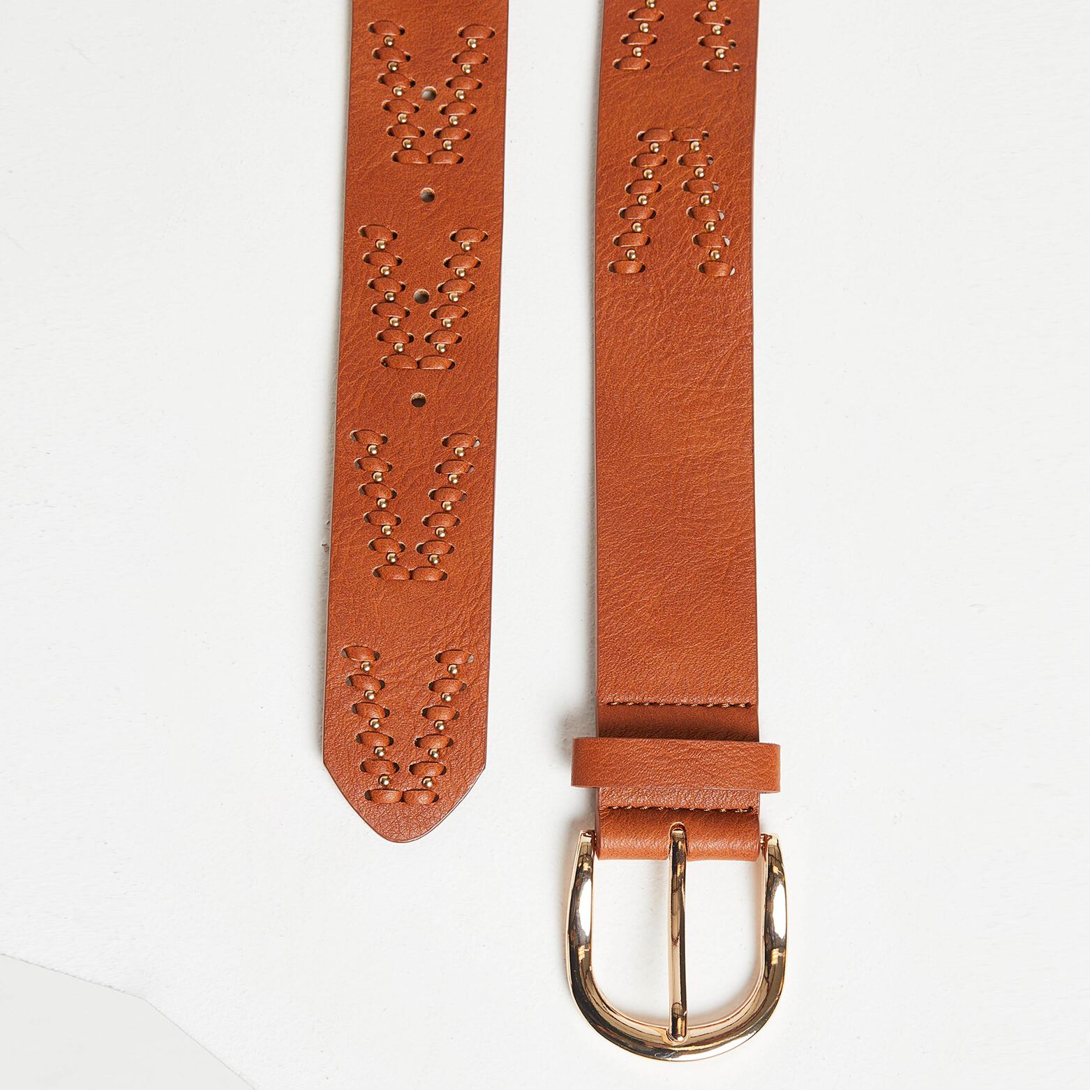 Ceinture fantaisie cloutée femme