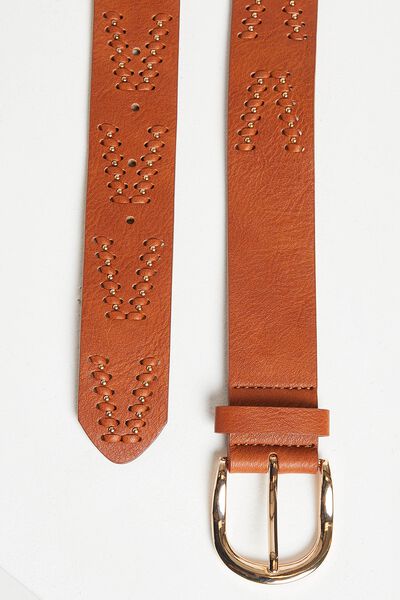 Ceinture fantaisie cloutée femme