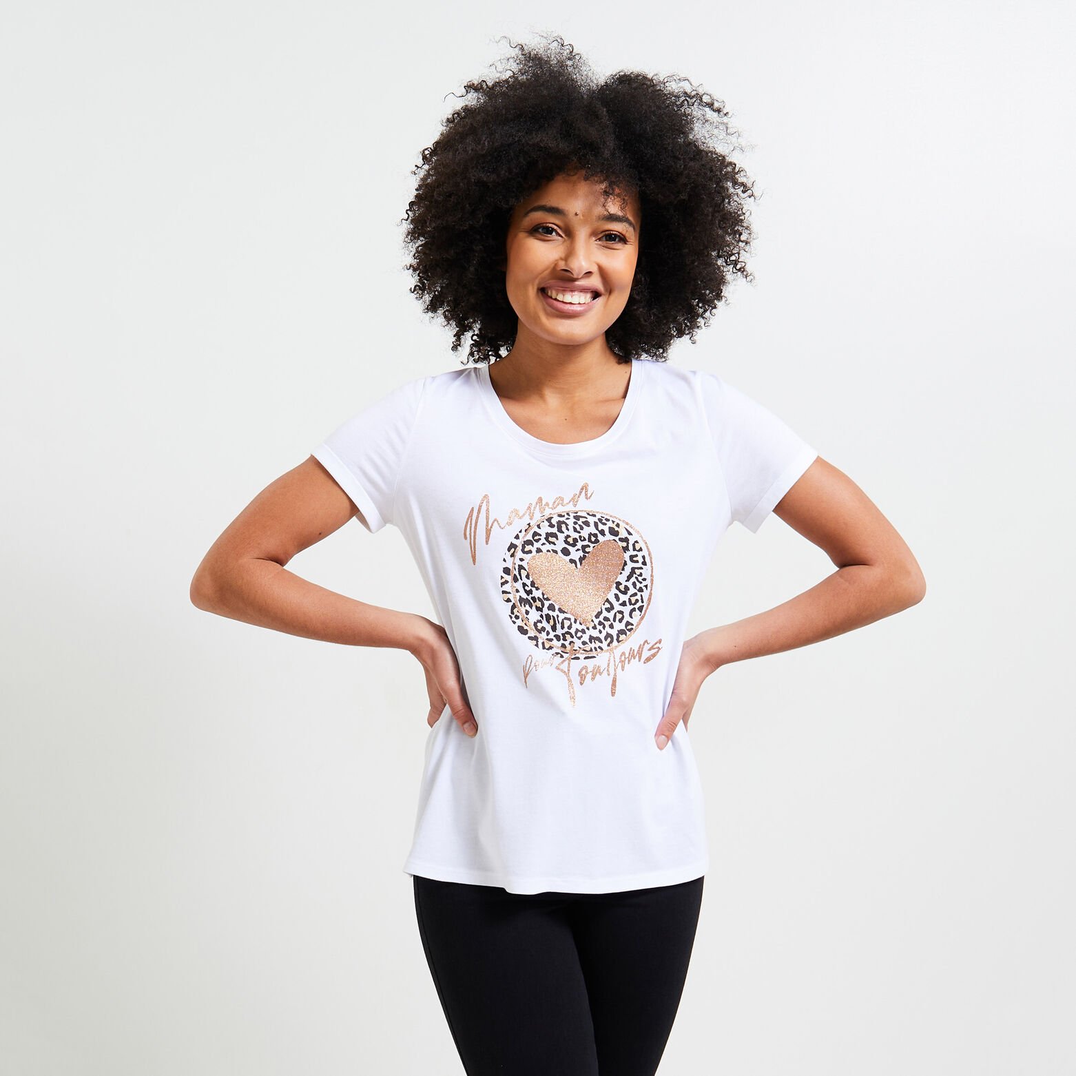Tshirt print femme
