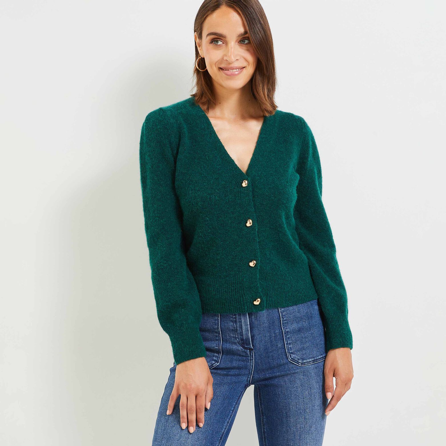 Gilet court femme