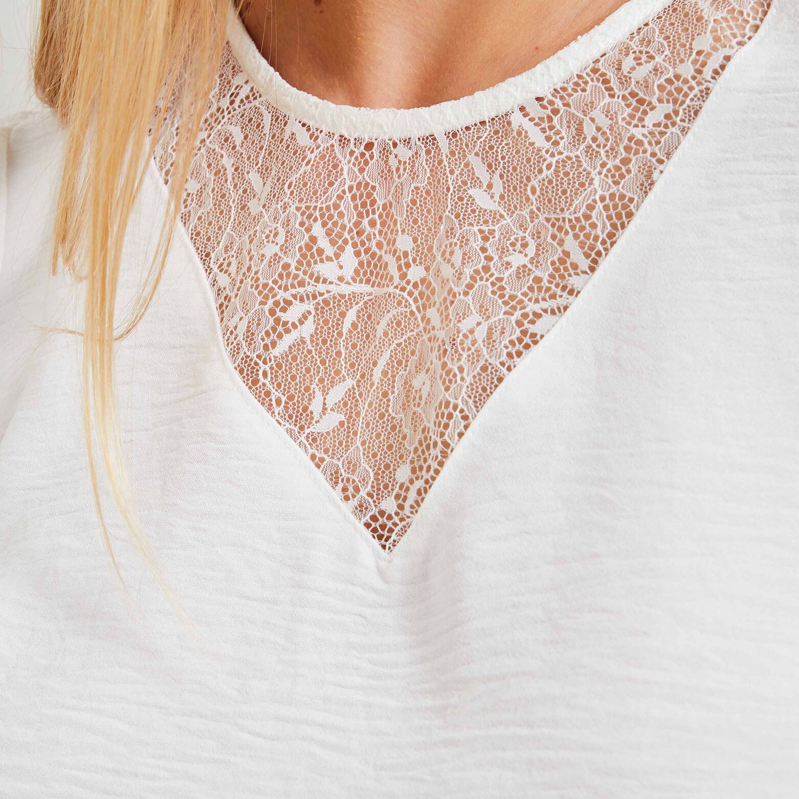 Blouse unie femme