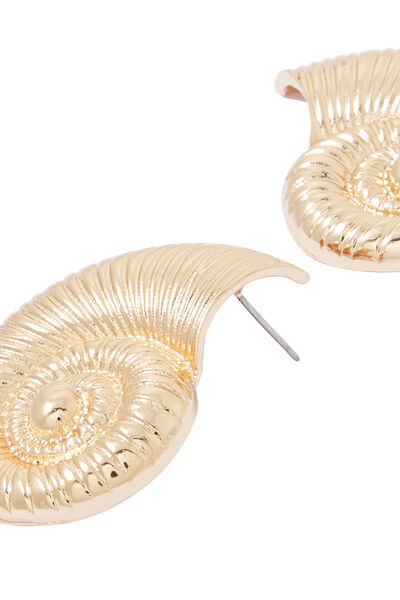 Boucles d'oreilles dorées femme
