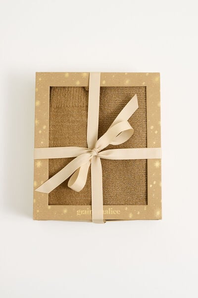 Coffret cadeau col et mitaines femme