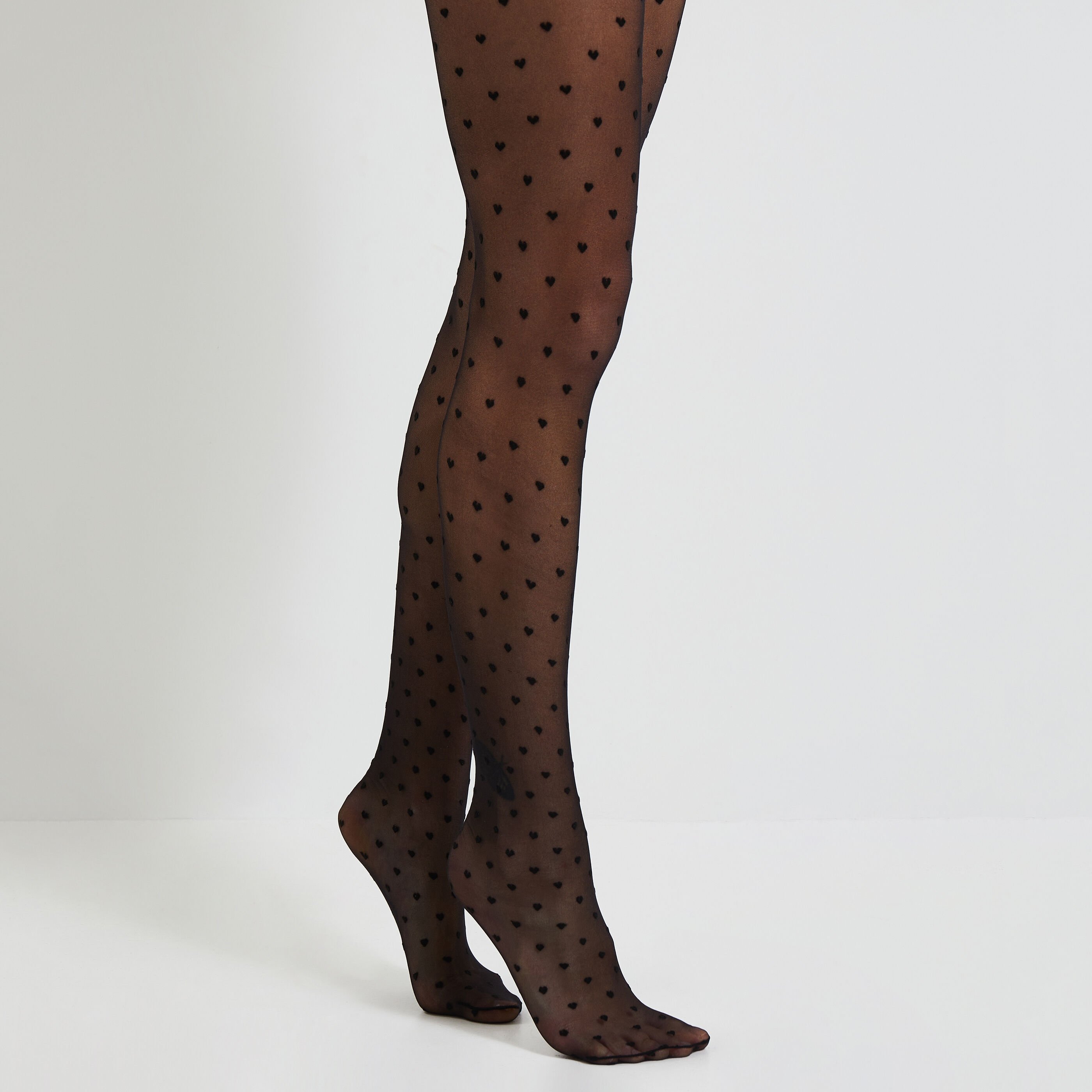 Collant semi opaque fantaisie femme Graindemalice