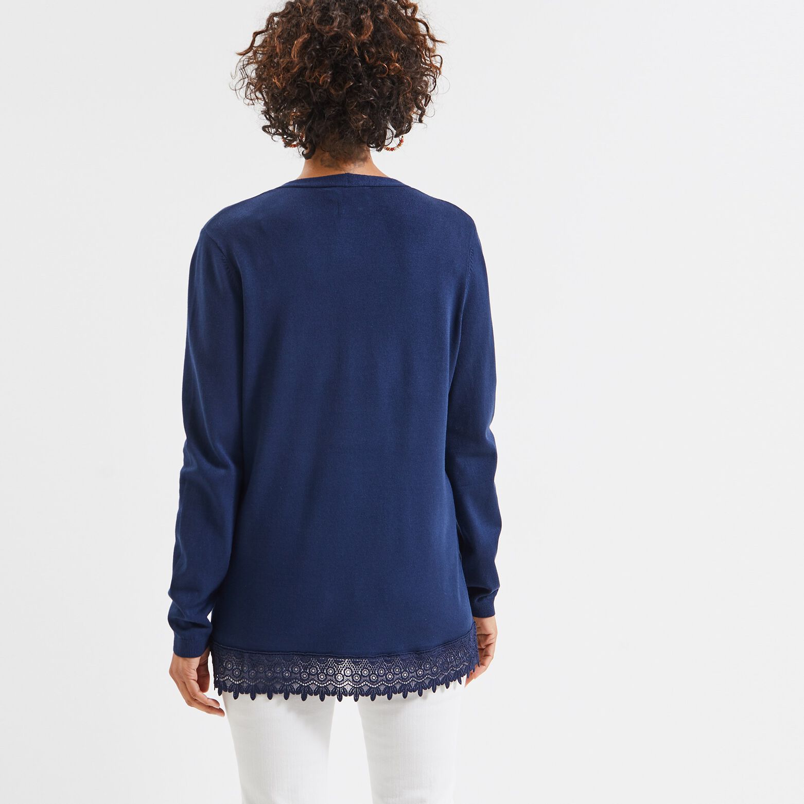 Gilet mi long femme