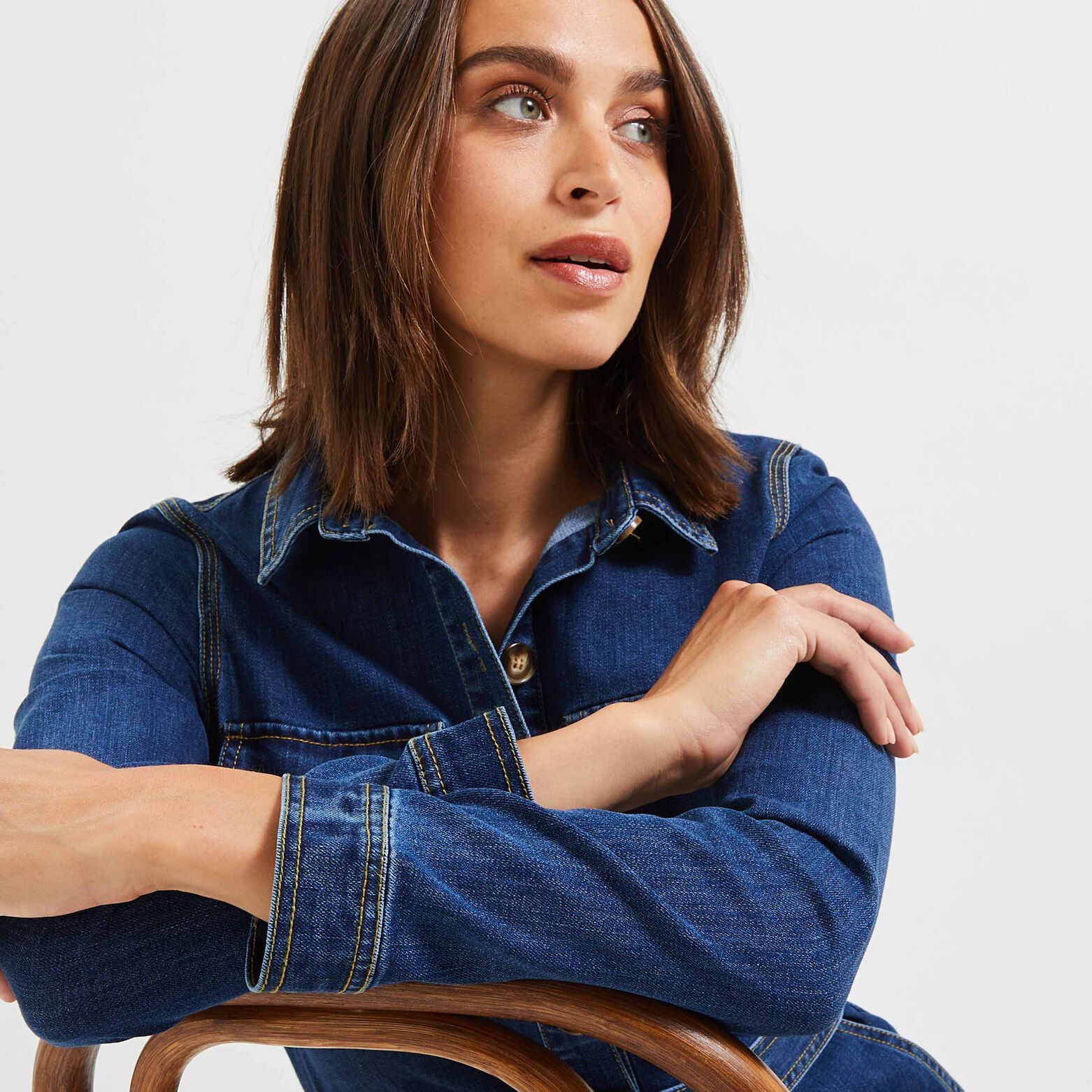 Robe en jean femme