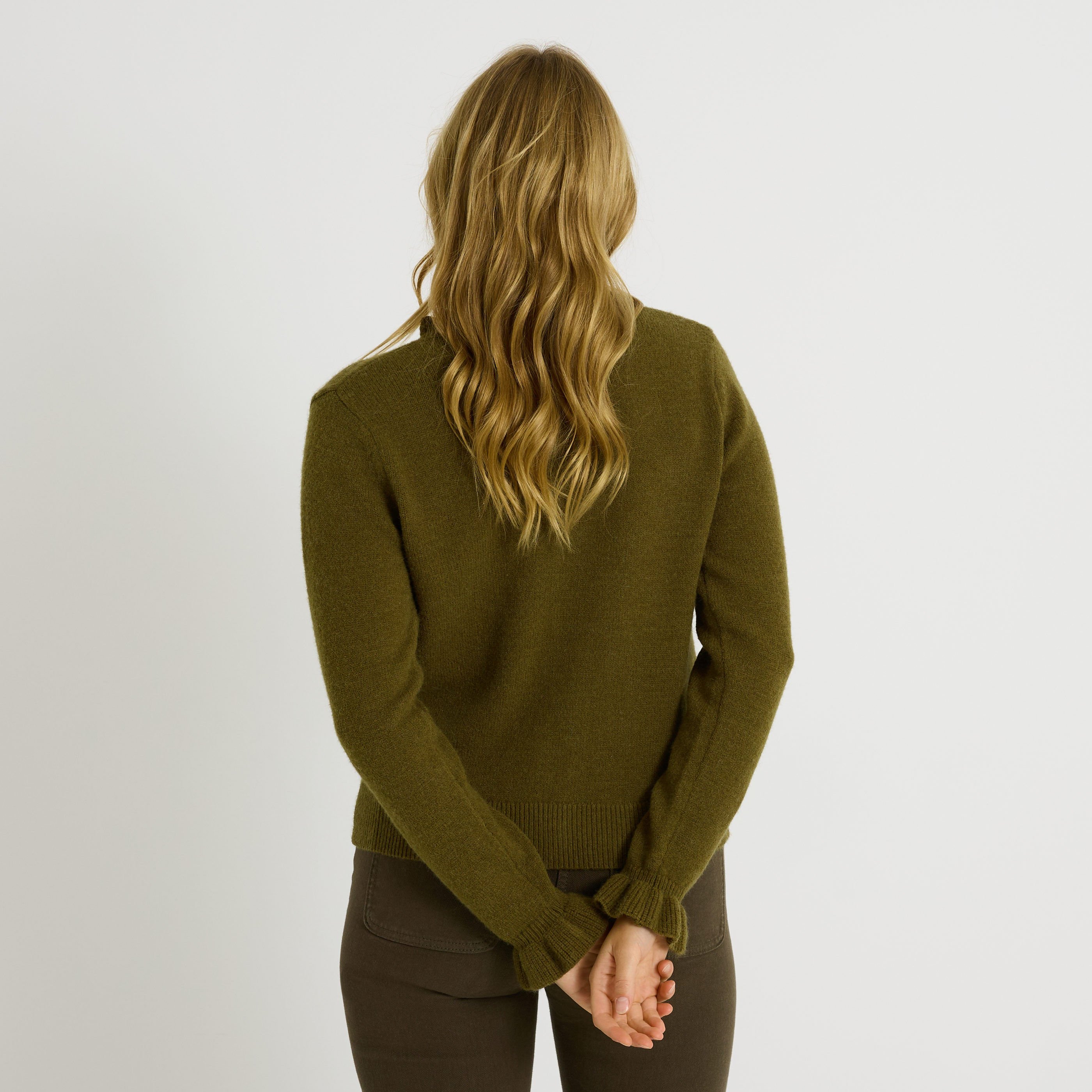 Gilet avec volants femme