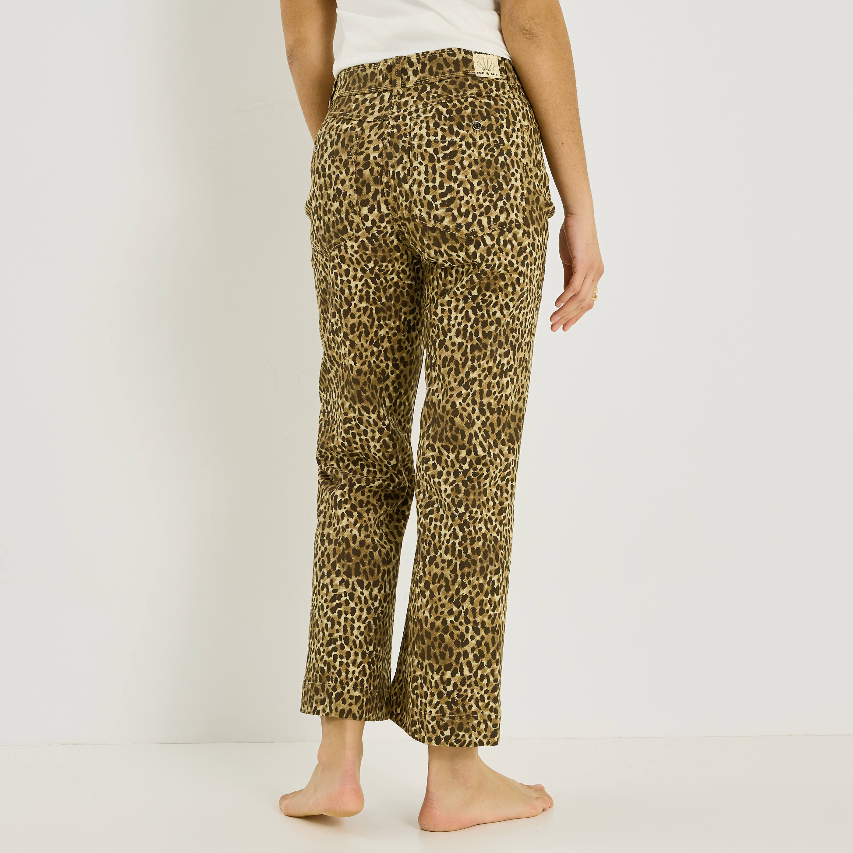 Jean flare raccourci KANSAS RF02 femme