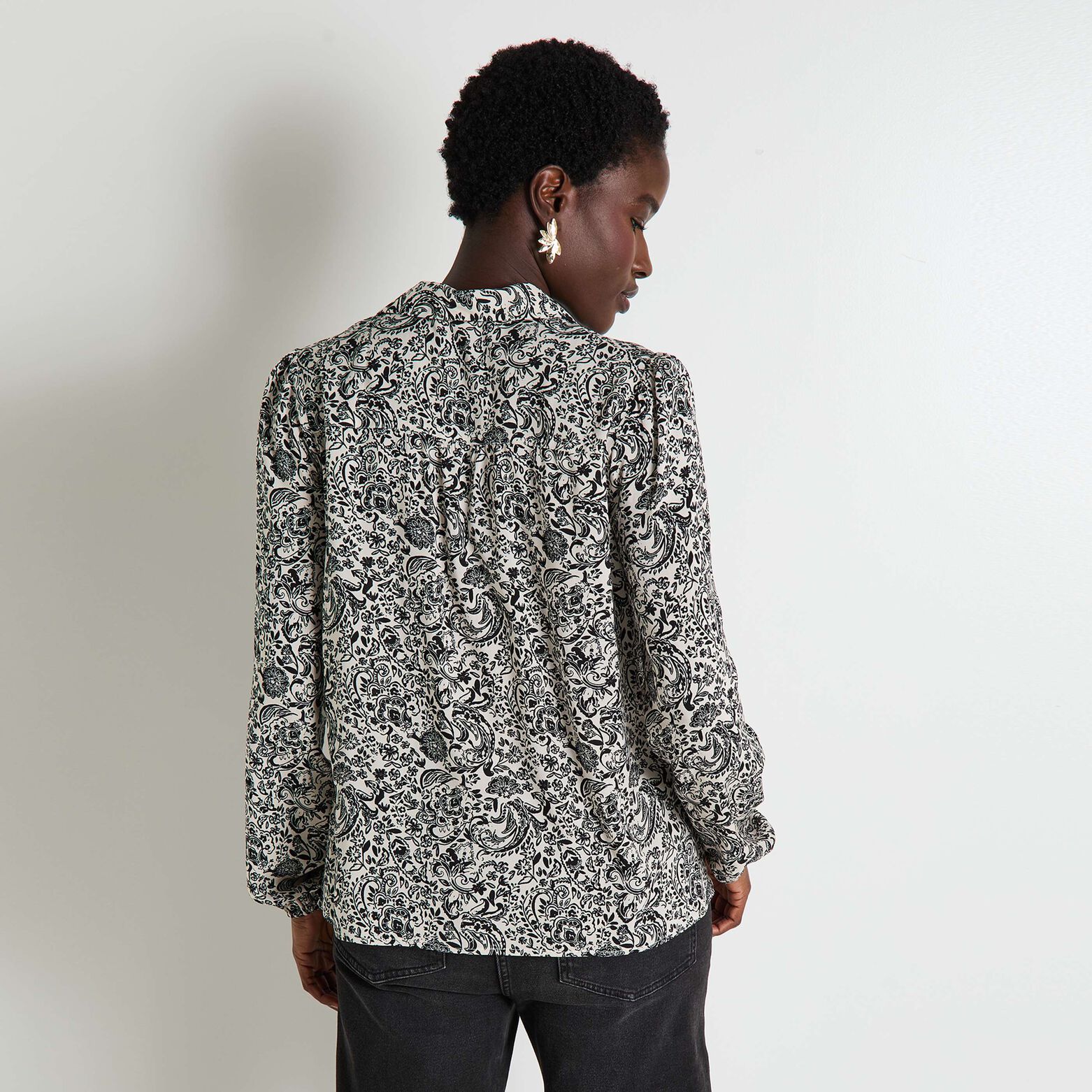 Blouse imprimée femme
