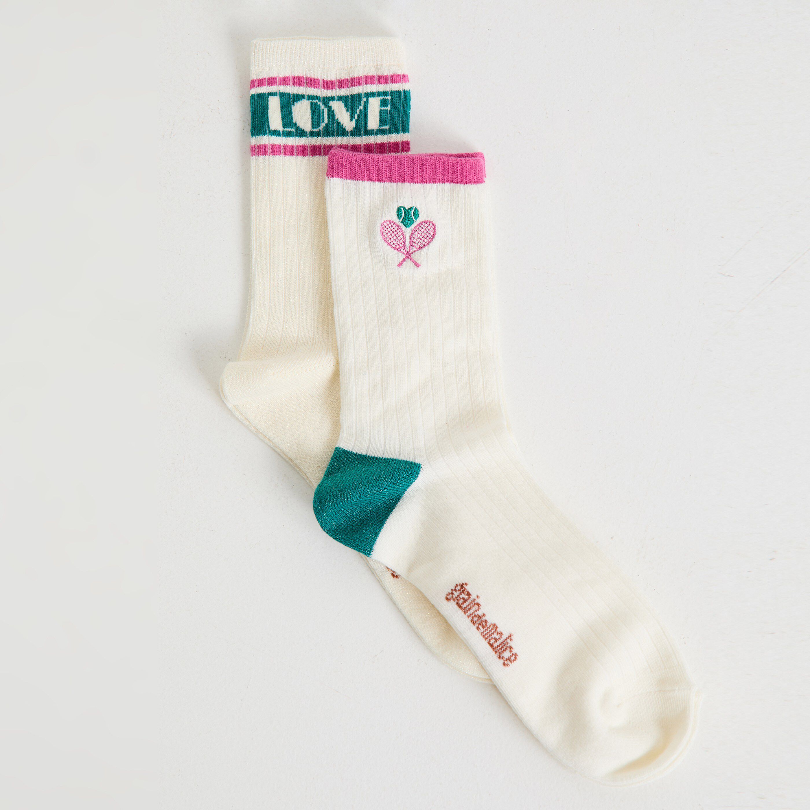 Lot de 2 paires de chaussettes femme