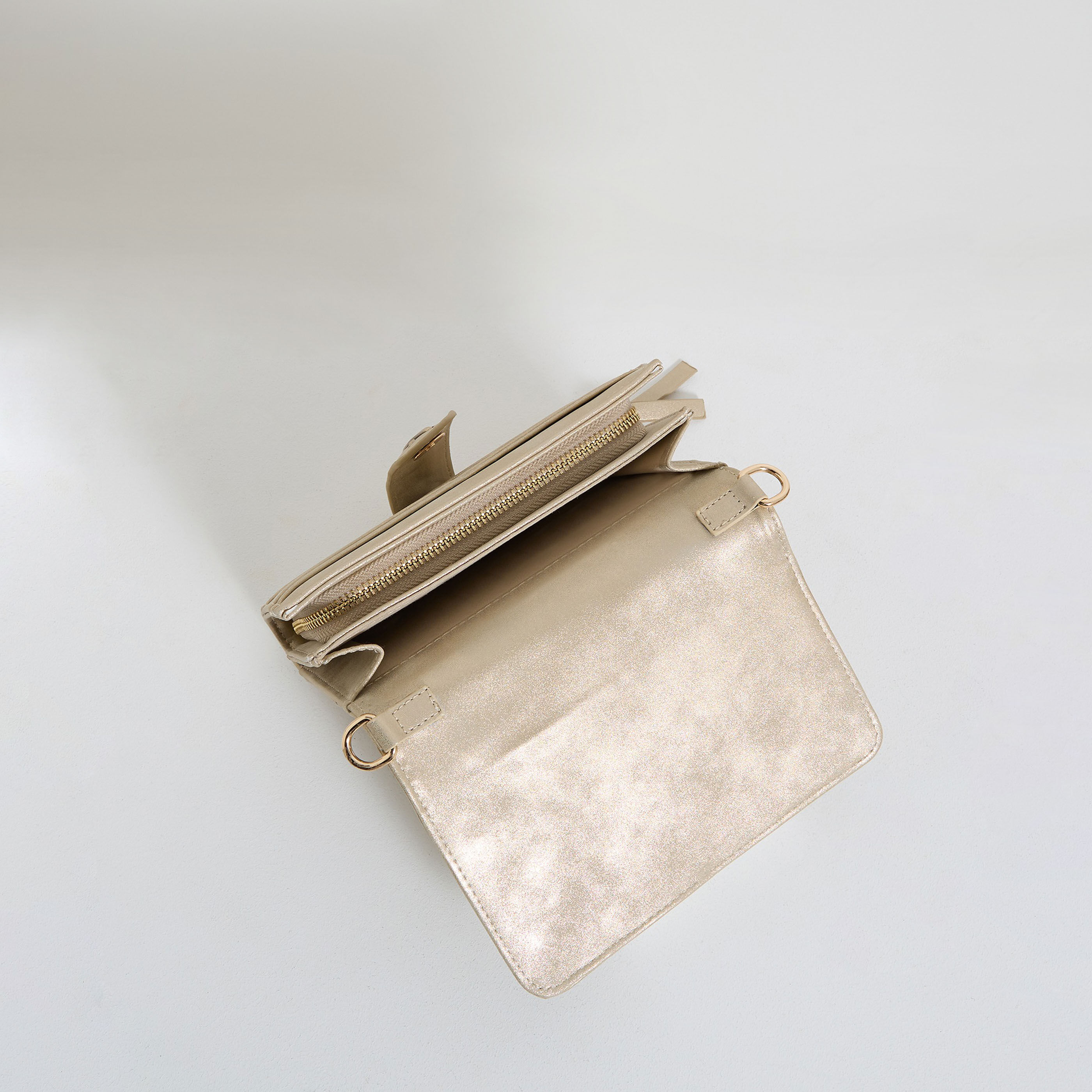 Sac pochette &agrave; rabat femme