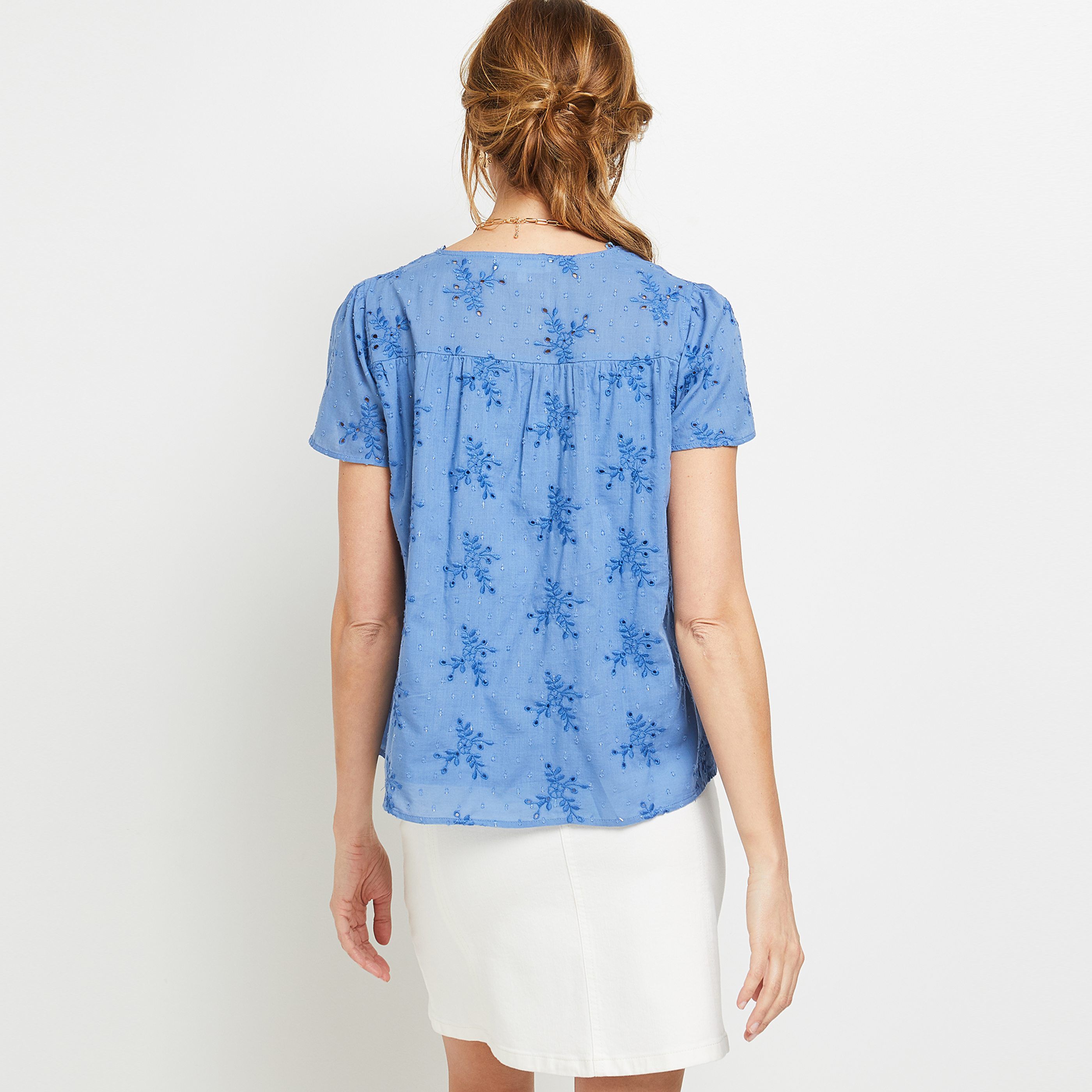 Blouse brod e femme Graindemalice