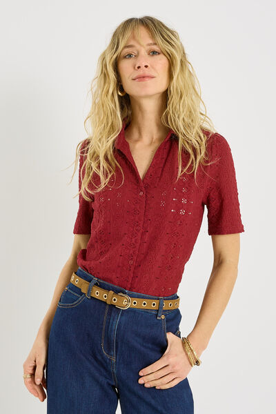 Grain de Malice - Chemisier Manches Courtes Femme Grain de Malice - Chemisier Manches Courtes Femme