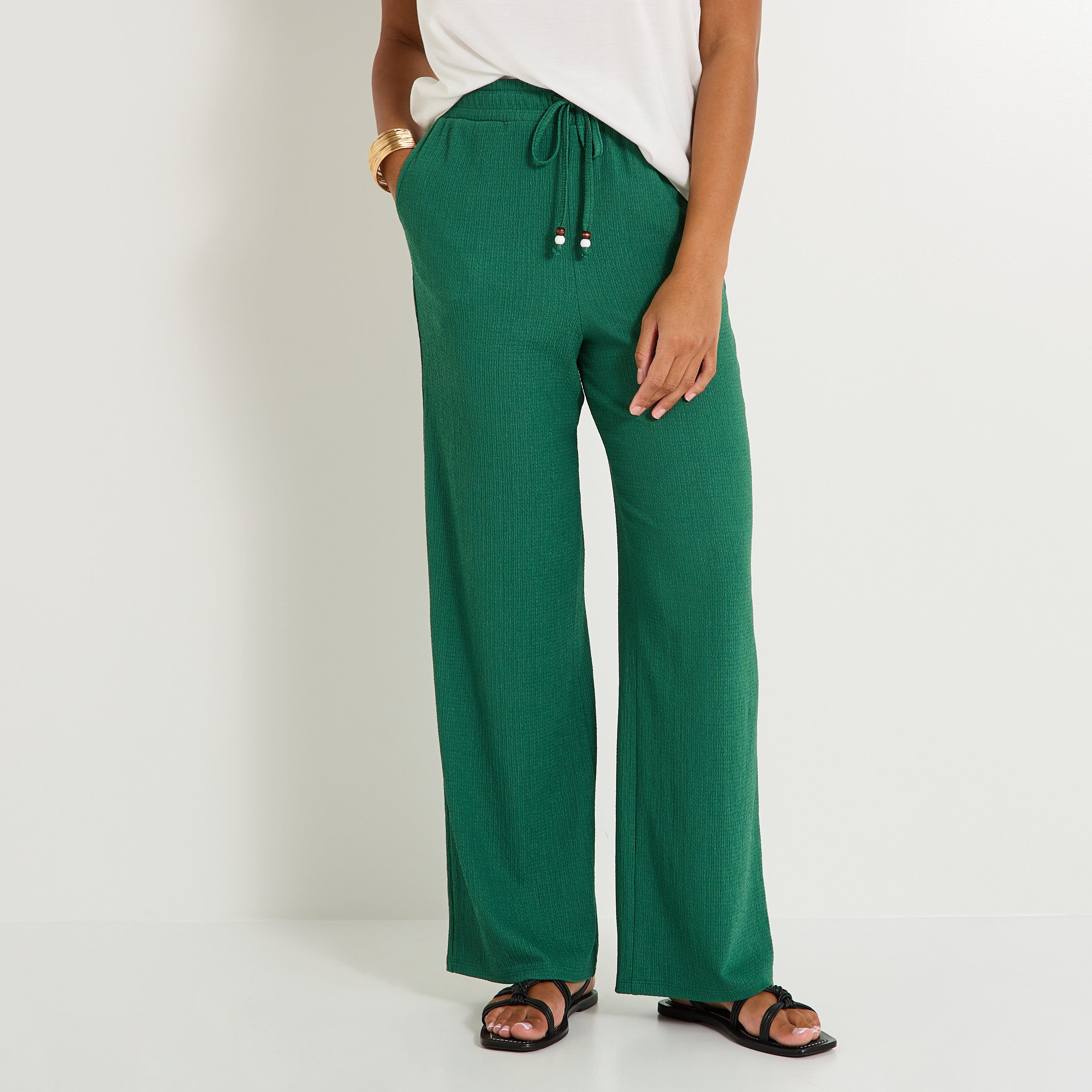 Pantalon en maille femme