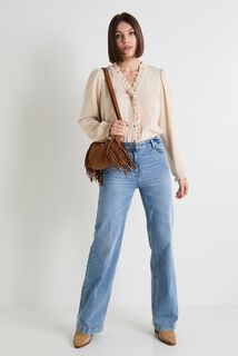 Chemise en gaze de coton femme