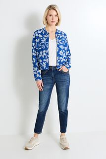 Blouson fluide imprimé femme