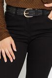 Ceinture large tressée femme