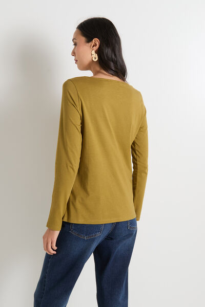 T-shirt col bateau femme