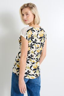 T-shirt col V femme