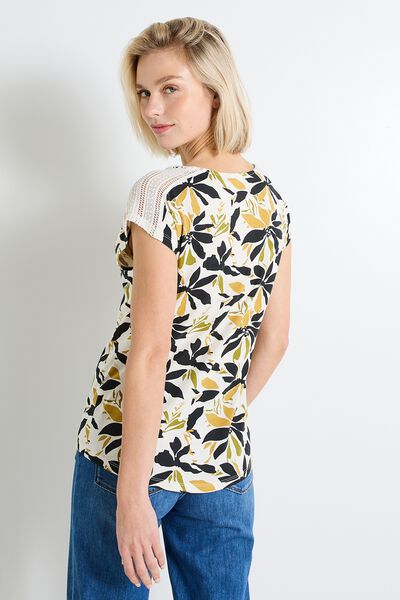 T-shirt col V femme