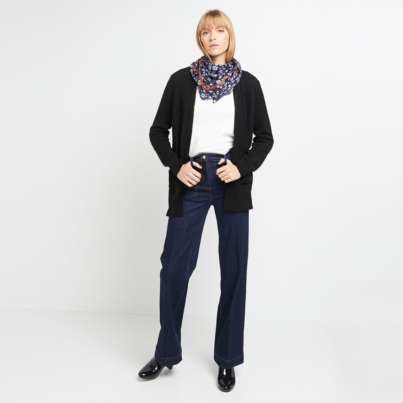 Gilet long femme