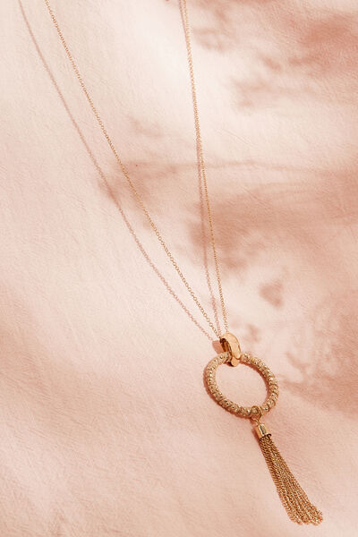 Collier pompon