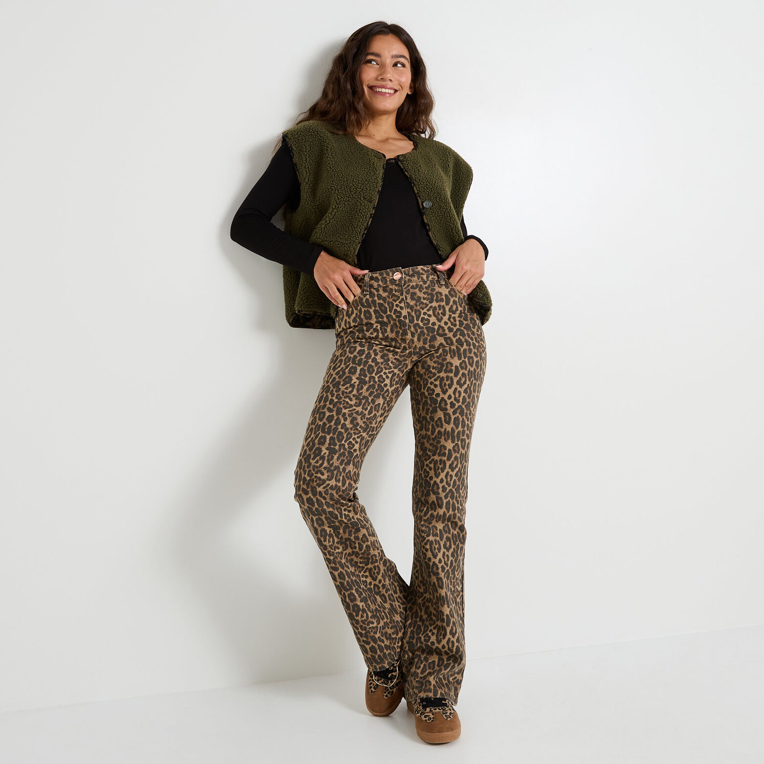 Gilet réversible sans manches femme