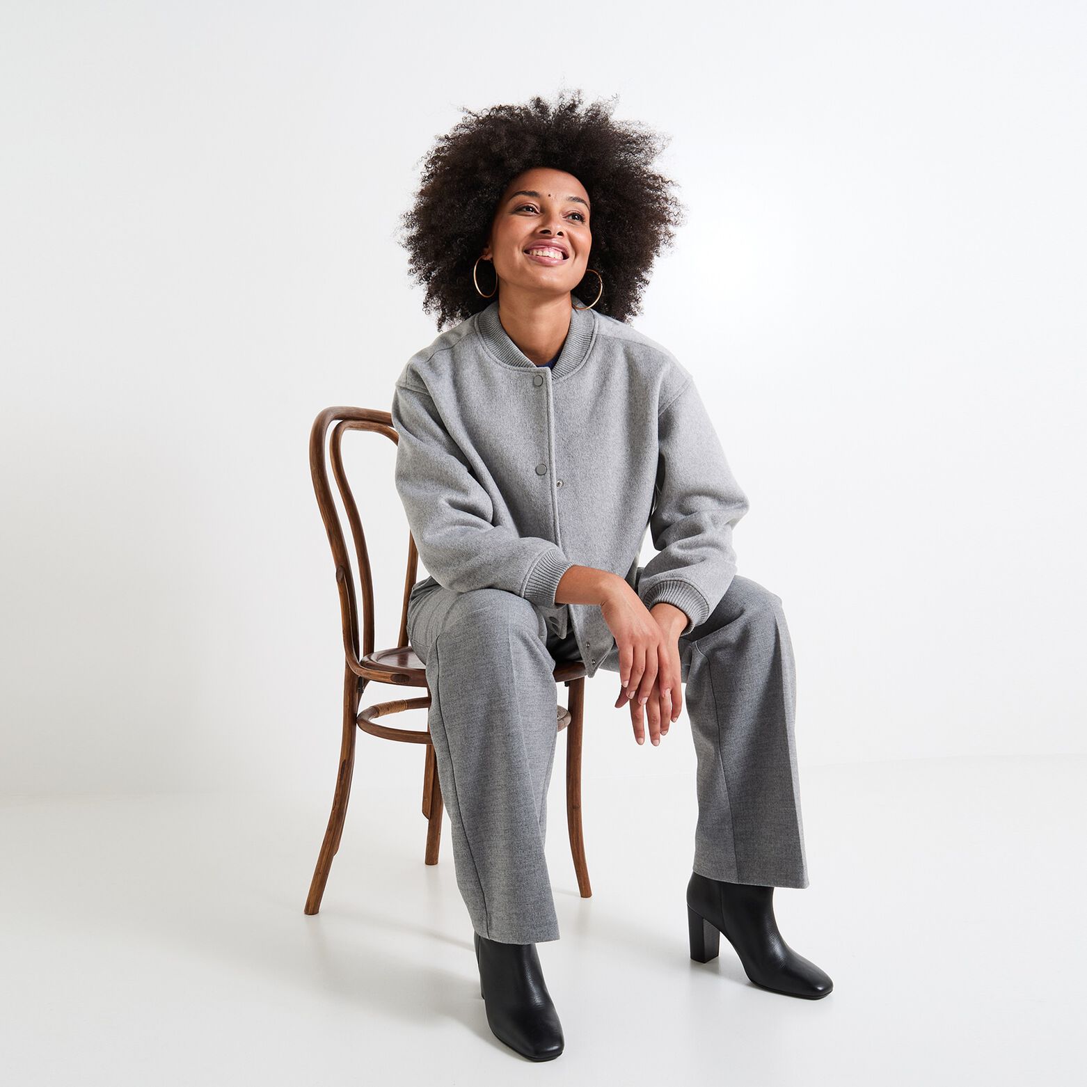 Bombers col Mao femme