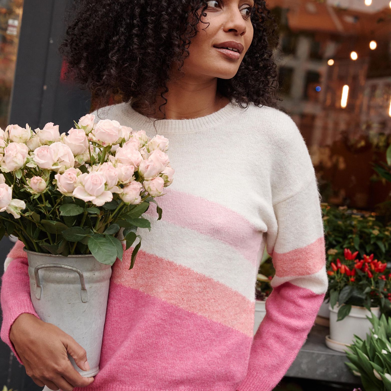 Pull col rond femme