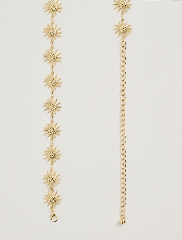 Ceinture cha&icirc;ne soleil femme