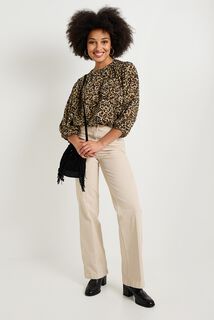 Chemisier col rond femme