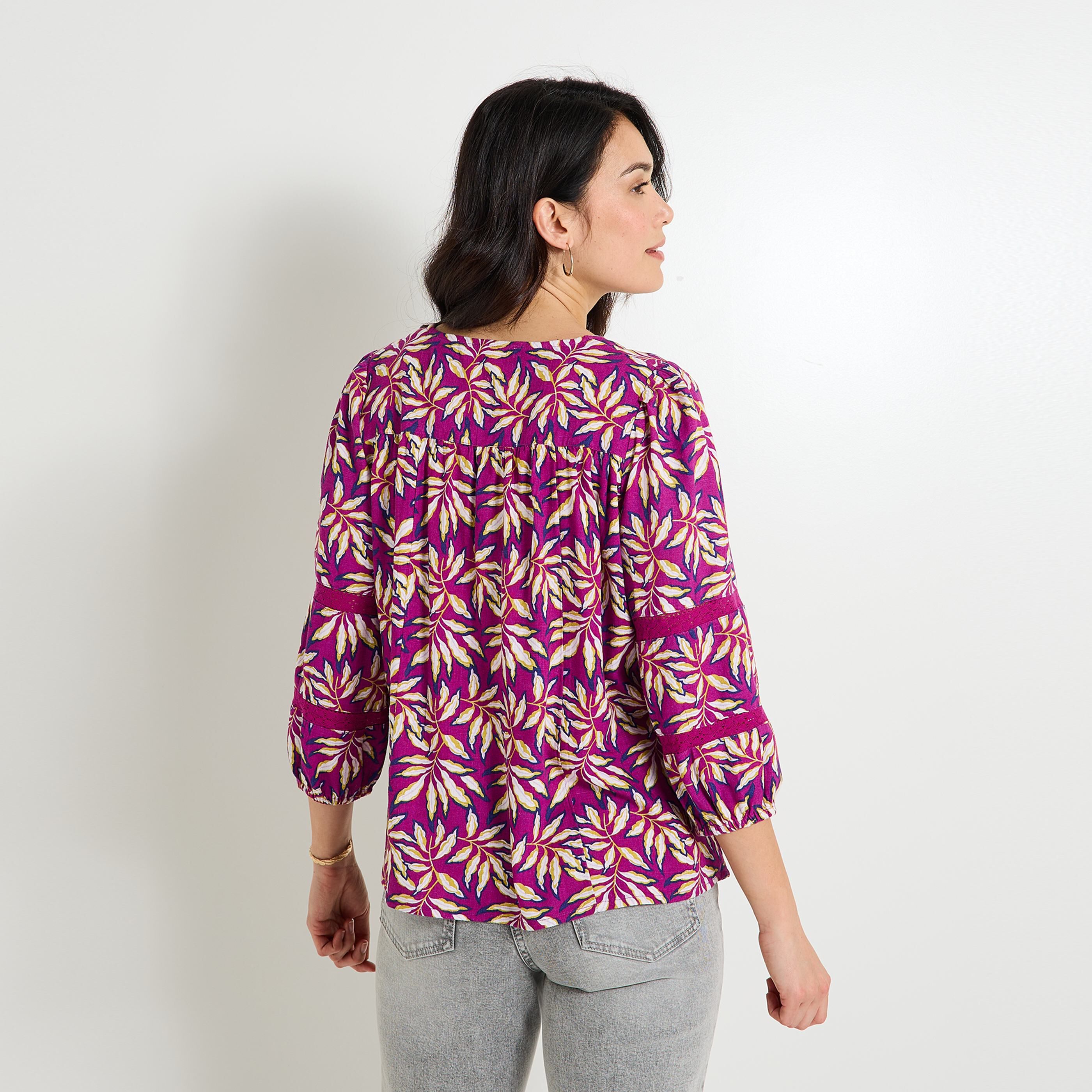 Blouse imprim&eacute;e femme