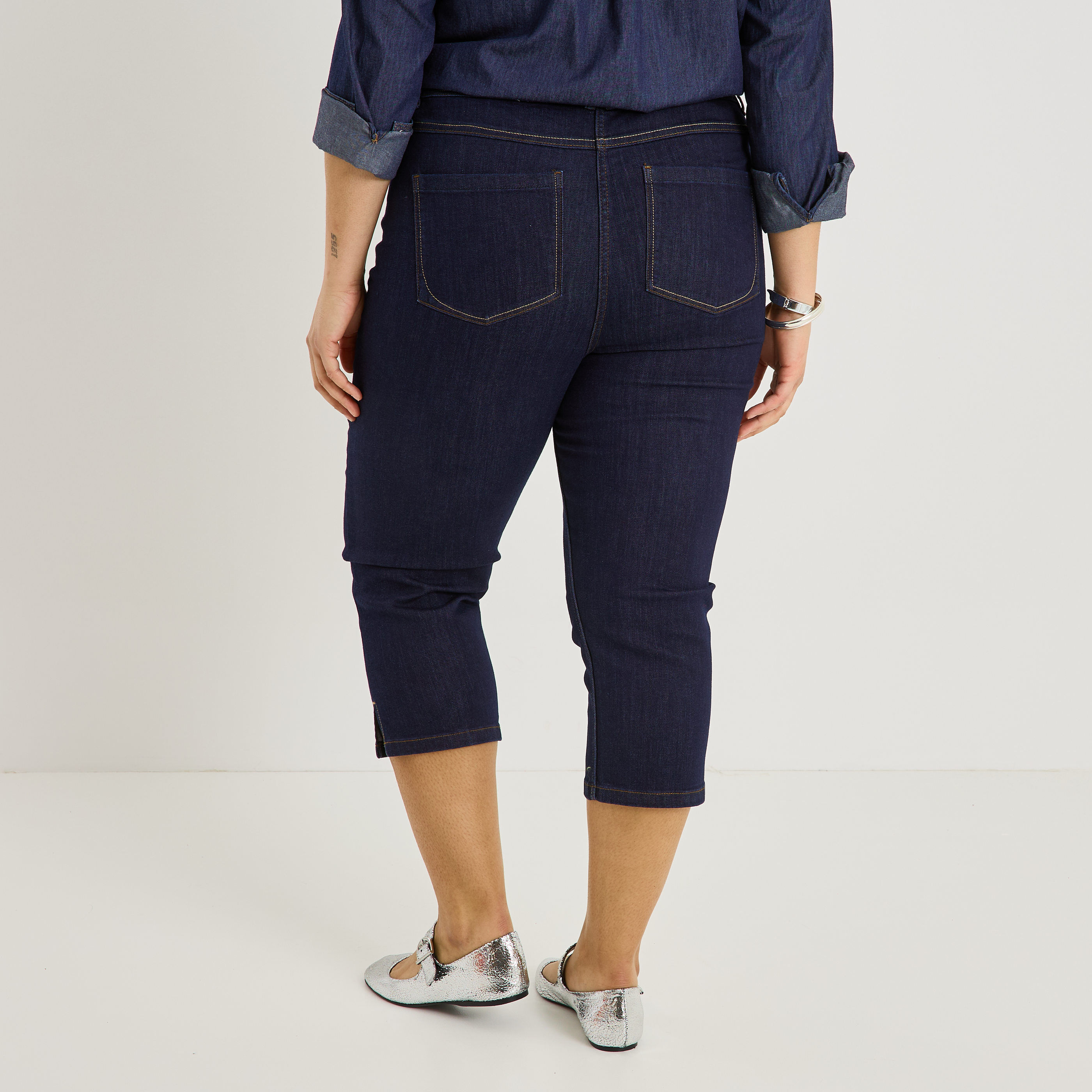 Corsaire en jean femme