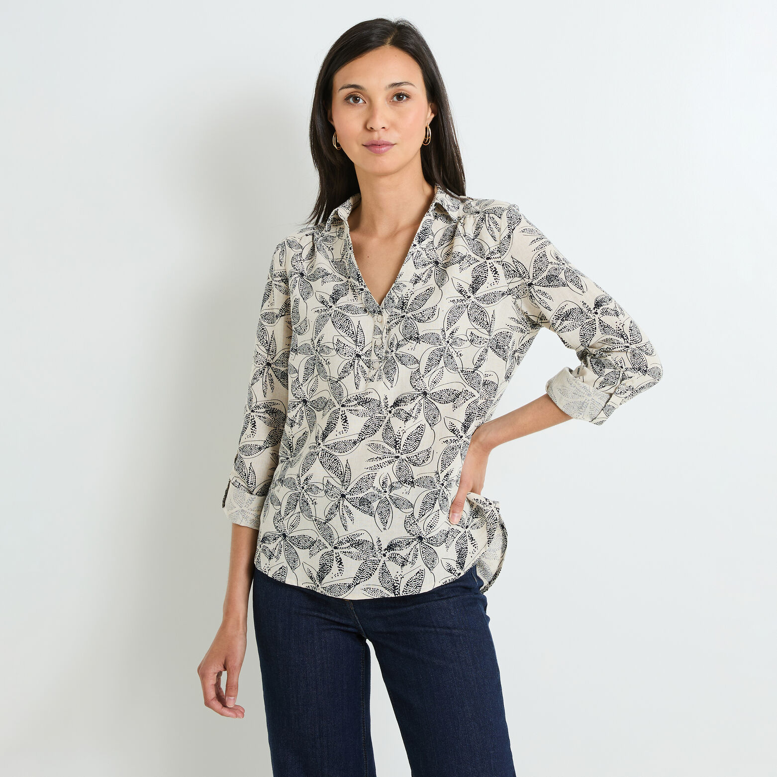 Blouse imprimée femme