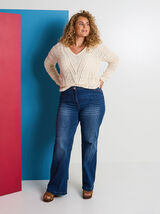 Jean flare WOODSTOCK F02 femme