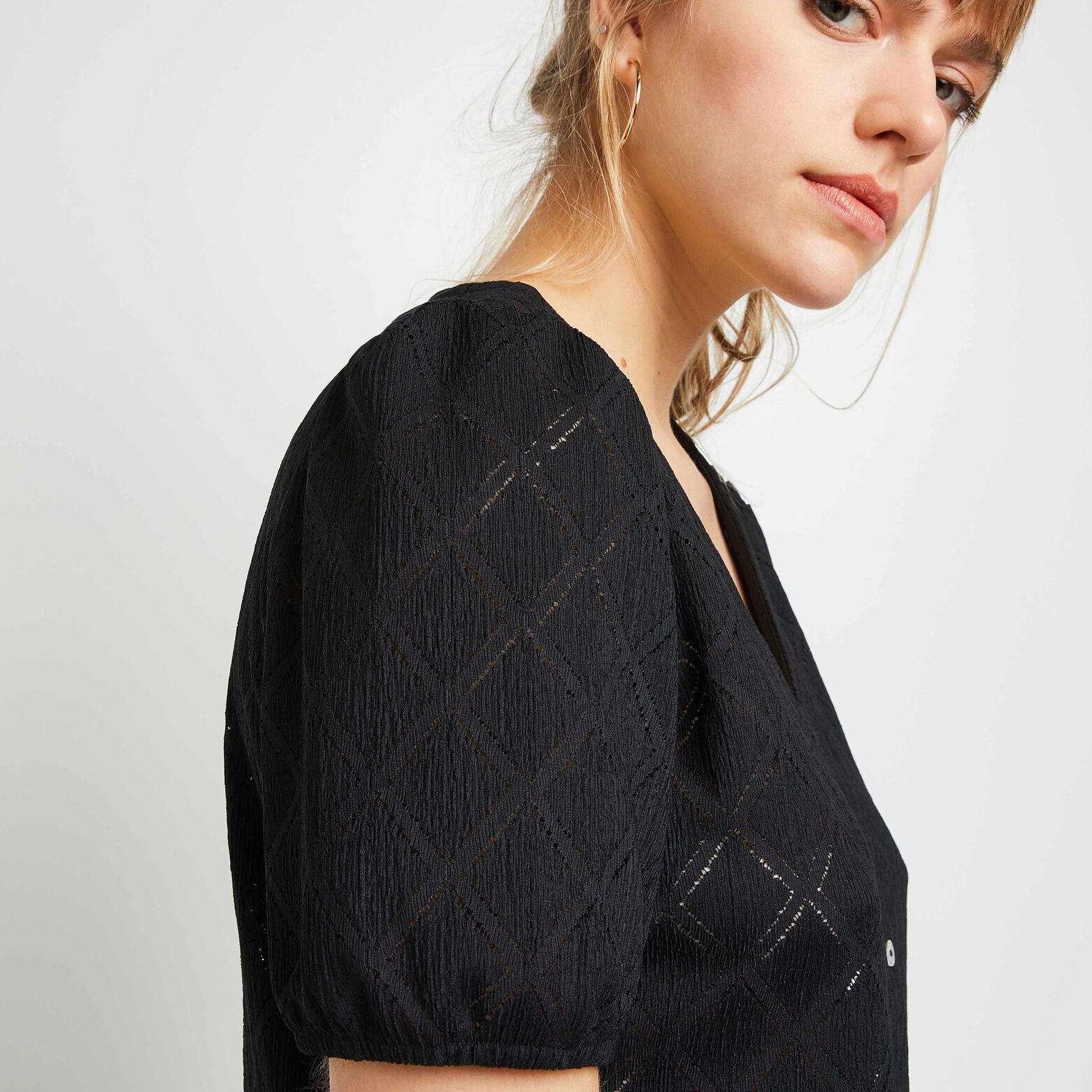 Tshirt ajouré femme