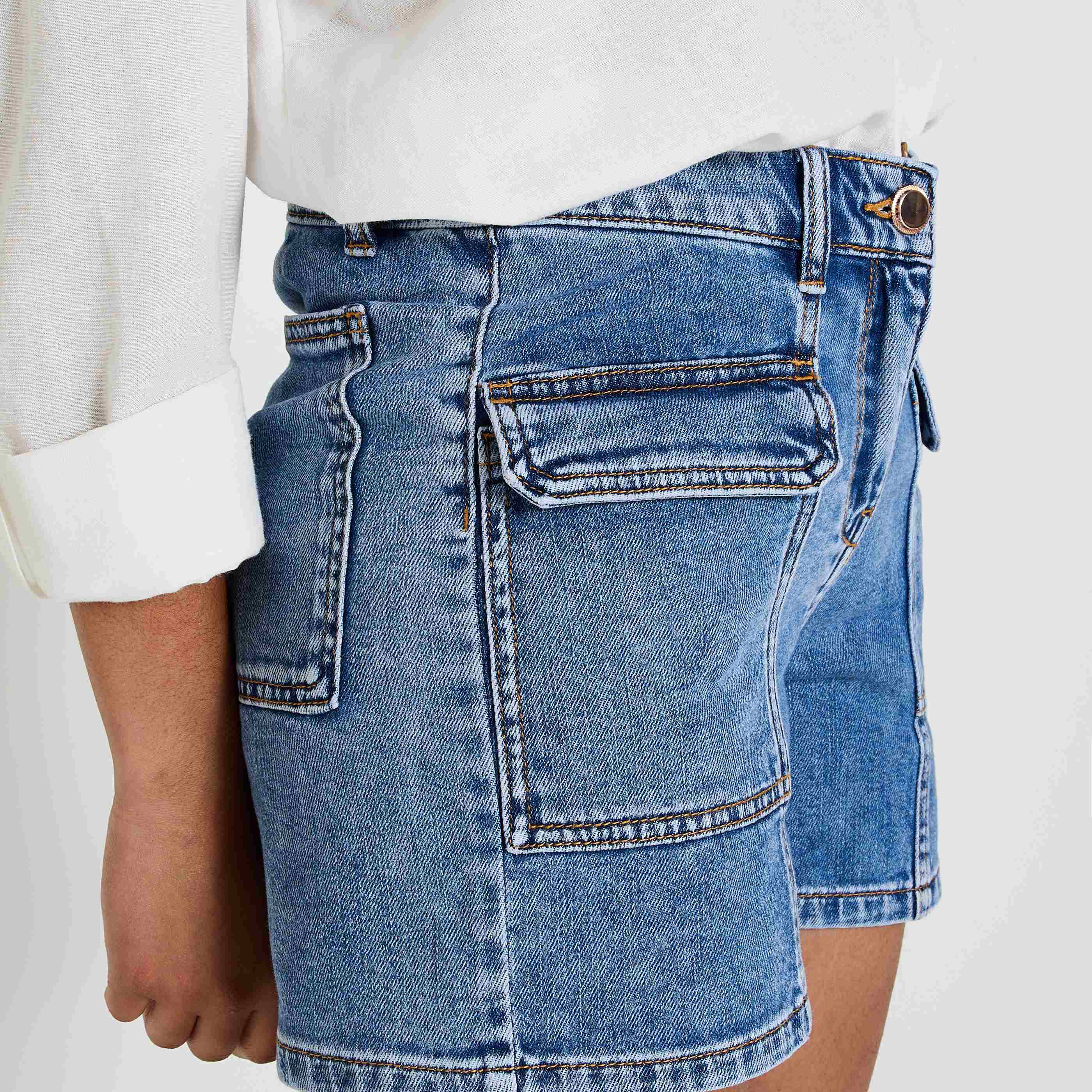 Short en jean femme