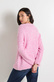 Pull col rond femme