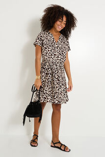 Robe imprimé animalier femme