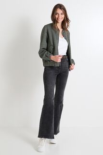 Blouson à carreaux femme