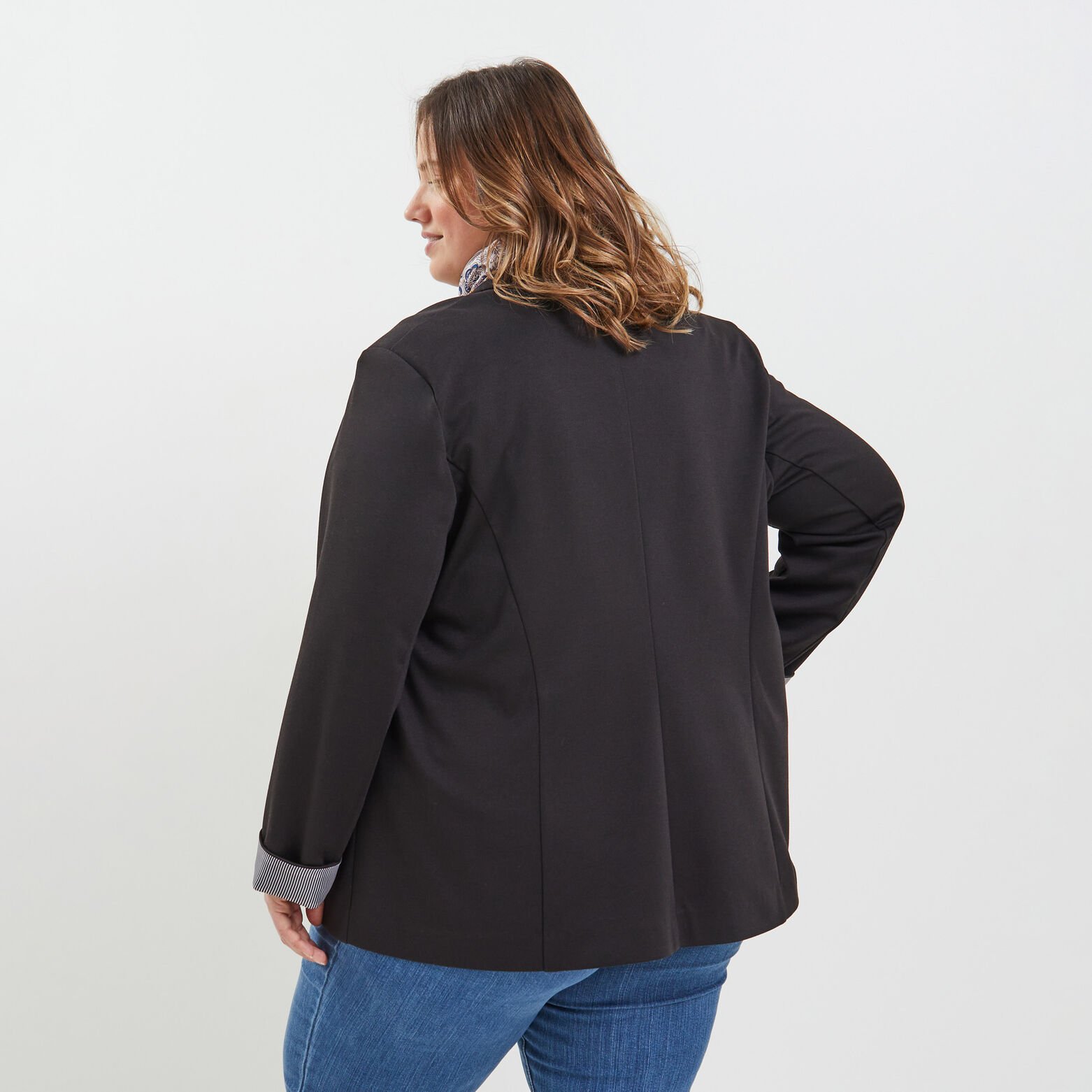 Veste tailleur en maille femme