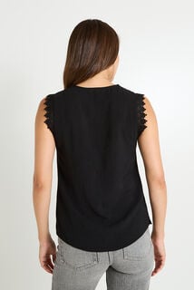 Chemise sans manches Dondup en popeline blanche pour femme Chemise sans manches Dondup en popeline blanche pour femme