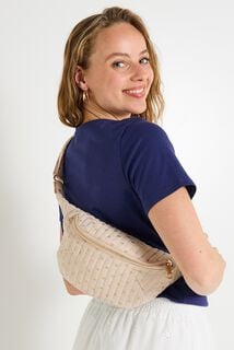 Sac banane en coton femme