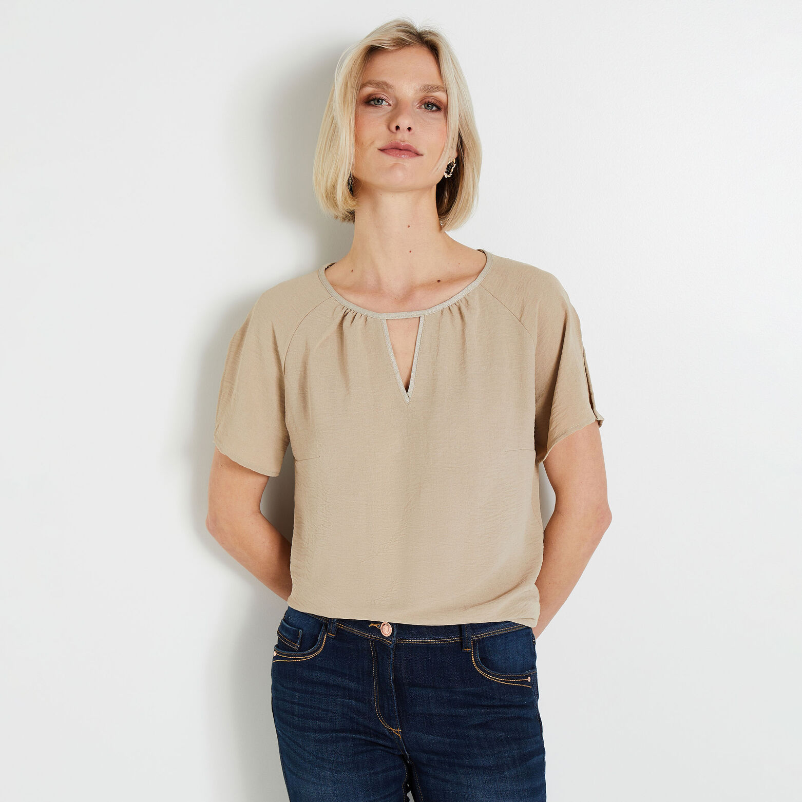 Blouse fluide femme