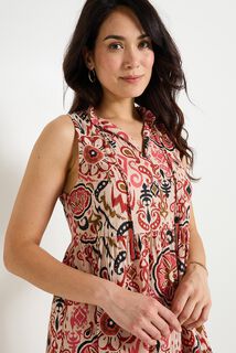 Robe longue imprimée femme