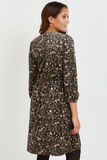 Robe imprimée en velours femme