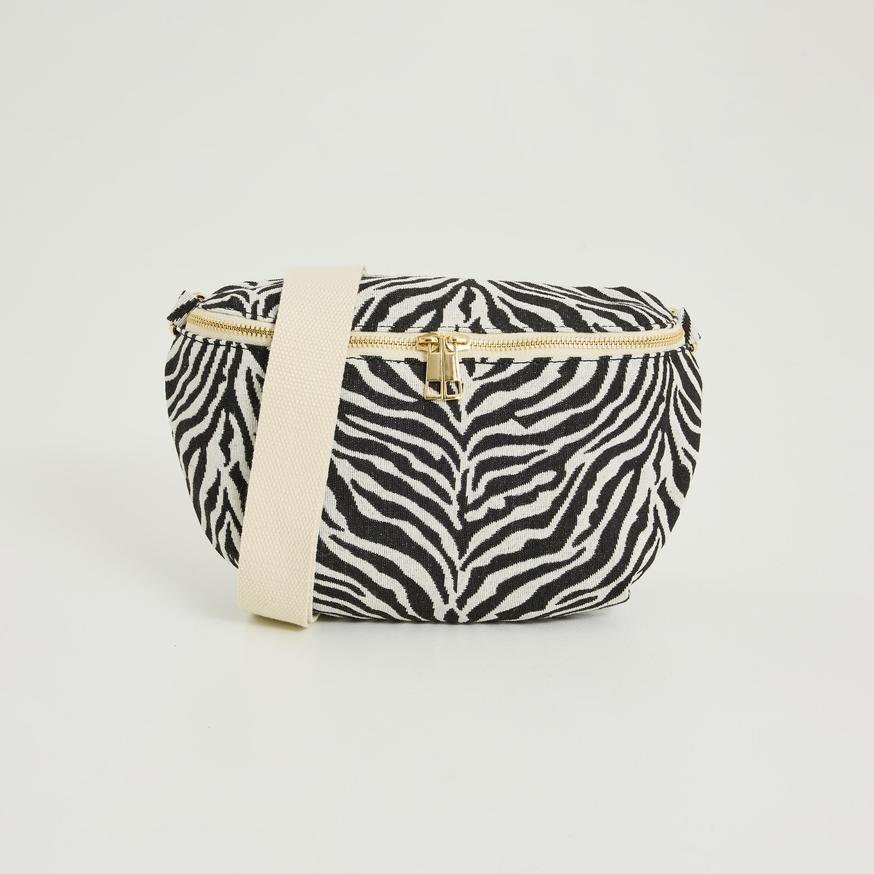 Sac banane imprim&eacute; z&eacute;br&eacute; femme