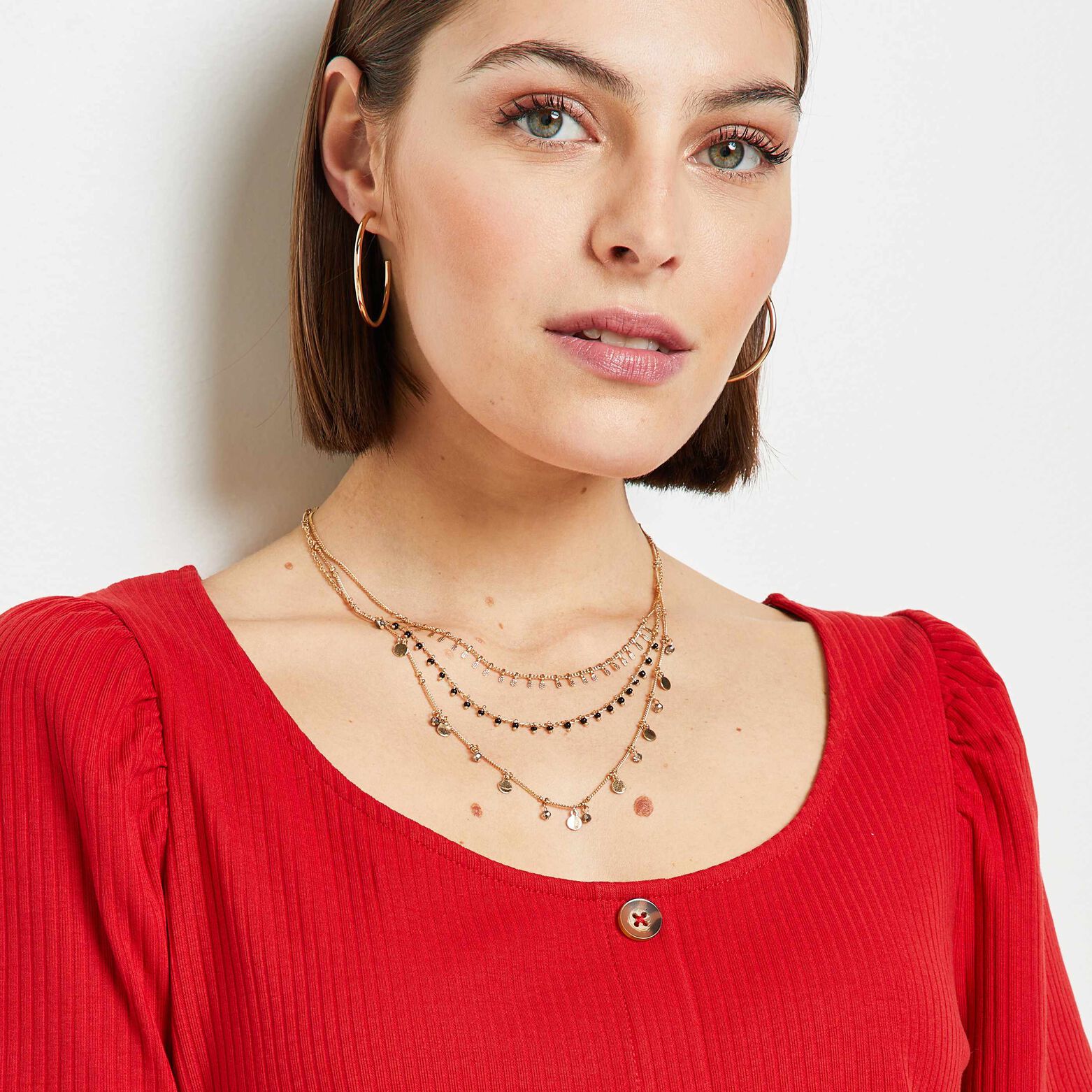Tshirt côtelé femme