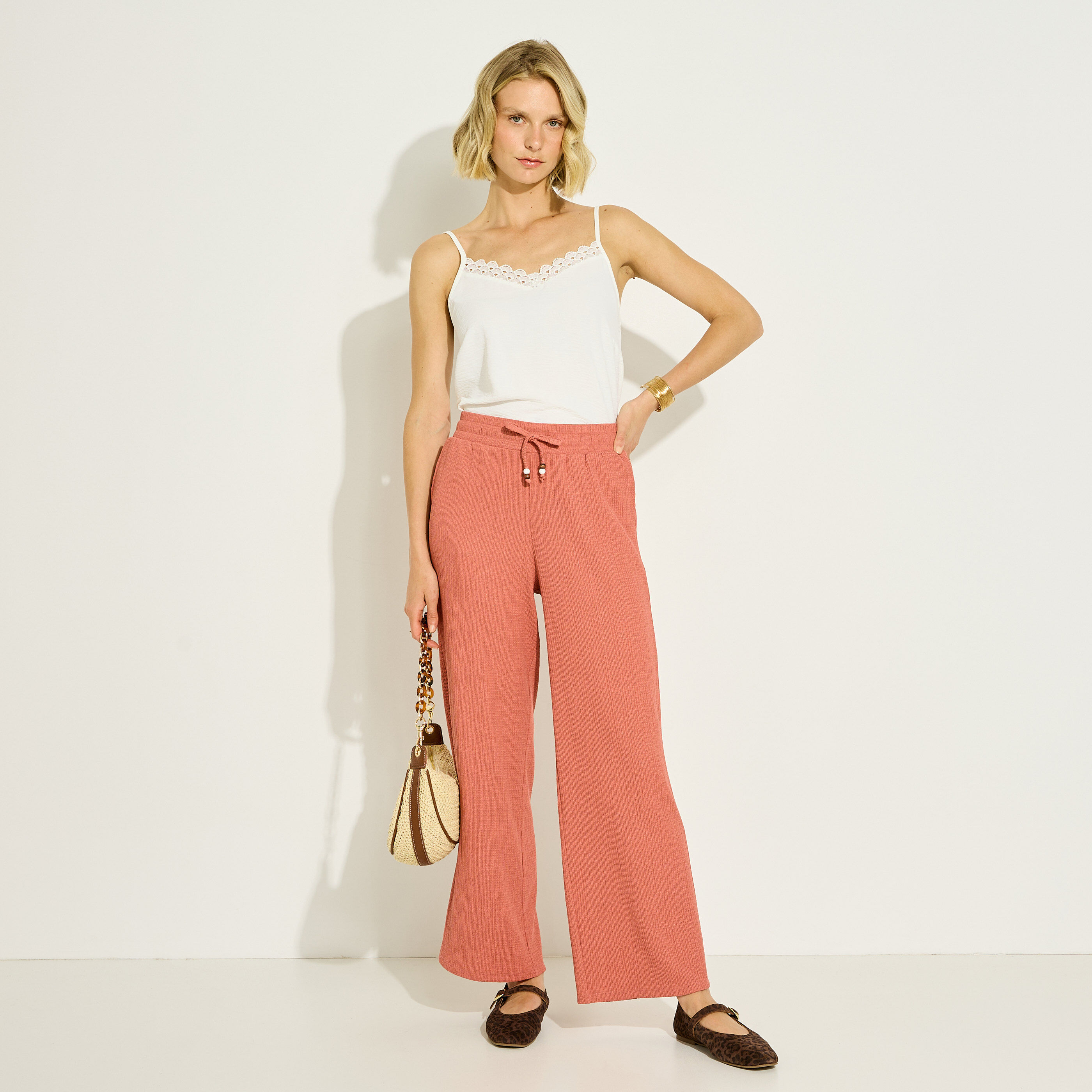 Pantalon fluide femme