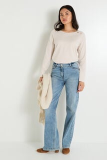 T-shirt col bateau femme